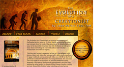 Desktop Screenshot of evolutionofacreationist.com